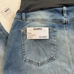 Sonoma New  Maternity Bootcut Jeans Women 16 XL Flare Denim Wide Leg Front Panel Photo 3