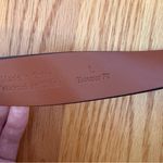 Halogen  Leopard Genuine Leather Cuir Trouser Fit Belt Large NWT Photo 3