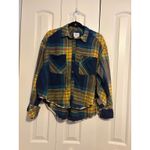 BDG  Plaid Button Down Shirt Oversized Long Sleeve Casual Top Women M Photo 2