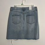 NWT Dip High Waisted Distressed Denim Skirt Women&#x27;s size 12 Photo 5