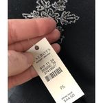 Talbots  • NWT Beaded Snowflake Winter Black Long Sleeve Tee Photo 2