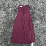 Abercrombie & Fitch Camille Midi Dress in Dark Purple, Size M Photo 3