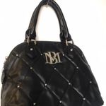 Badgley Mischka Medium Quilted Studded Satchel Photo 0