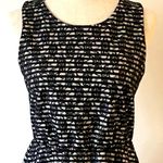 Heart soul Black & White Lace Net Flare Dress Photo 3