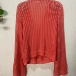 Sage  the label cable knit faux wrap sweater Photo 4