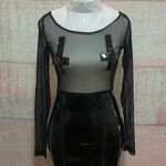 Dolls Kill Gothic black above knee dress Size XS Photo 0