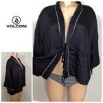 Volcom New.  black kimono top. Small. Retails $129 Photo 10