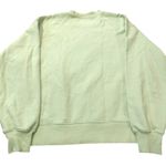 Tna Aritzia Cozy Fleece Perfect Crewneck Sweatshirt Lime Green Size 2 Oversized Photo 1