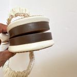 J.Crew  Zoe Ballet Scrunchy Slingback Flats Ivory Leather Size 10.5 Photo 6