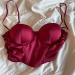 Oh Polly Red Corset Top Photo 2