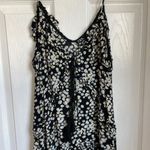 ZARA DAISY PRINT FLORAL BLACK DRESS - SIZE XS Photo 5