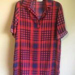 Cherish  small blue and red short sleeved dress Photo 0