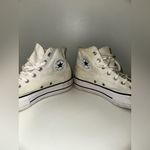 Converse  Cream High-Top Sneakers Photo 1