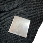 The Sak  Medium Crochet Handbag Black Double Handle Bag with Coin Purse & Mirror Photo 14