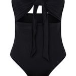 Pretty Little Thing Tie Front One Piece Swimsuit Photo 1