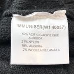 Rene Derhy Snowflake Sweater Womens Medium Sequin Holiday Jumper Festive Blingy Black Photo 7