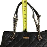 Kate Spade black checkered leather shoulder bag serial number PXRU2169 Photo 9