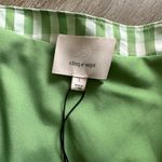 Cinq a Sept Flora Gingham Wrap Top‎ Tie Sleeve Blouse Green NWT Photo 3