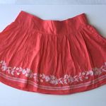 Aeropostale  mini flair skirt with white embroidery Photo 0