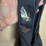 Nautica Black with Blue Lacing One Piece Swimsuit WITH DAMAGE Photo 3