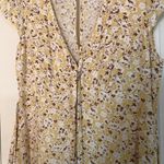 Abercrombie & Fitch Abercrombie Yellow Floral Print Dress Photo 1