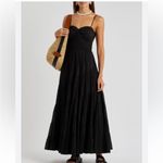 Free People Sundrenched Solid Maxi in Black XS Photo 4