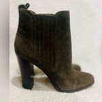 Nine West  Women's Crimson Suede Ankle Boot, Dark Green, 8.5 M US Photo 10