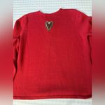 Susan Bristol  Christmas Sweater Women’s XL Cotton Ramie Beaded Tree Photo 4