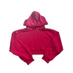 Emory park New Cropped Hooded Sweater w/Matching Red Full Length Joggers Medium Photo 3