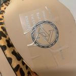 Adrienne Vittadini  | Animal print calf hair heeled ankle boots size 8 Photo 4