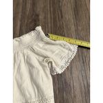 American Eagle American‎ Eagle Outfitters Ivory Cotton Embroidered Off Shoulder Tunic Dress M Photo 4