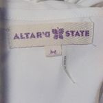 Altar'd State Altar’d State White/Ivory Sleeveless Blouse Ruffle Bow Bodice NWT Medium AT5387 Photo 8