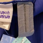 Beach Cabana Swim size brand new with tag navy blue with light blue colors Size L Photo 5