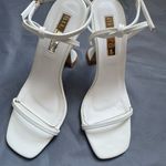 Billini White Strappy Heels with Stiletto Size 6 Photo 1