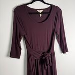 Matilda Jane Womens Class Reunion Jersey Dress Plum Size Medium Photo 2