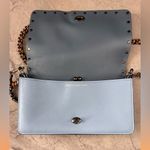 Coach  1941 Dinky With Rivets Glovetanned Leather Light Blue Crossbody. Photo 7