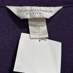 Christopher & Banks  Rich Purple Corduroy Jacket/Coat, NWT, Petite Large Photo 2