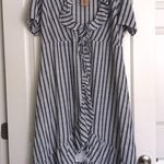 NWT Vernacular Dress Blue Size M Photo 0
