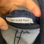 We Wore What ‎ Revolve blue navy denim skinny overalls size small Photo 6