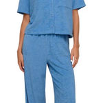 Z Supply  Resort Loop Terry Salty Blue Matching Set, MSRP $138, size large Photo 0