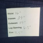 Valerie Stevens  Navy Fitted Ankle Pull-on Pants Size 12 Preppy Navy Ankle Pants Photo 7