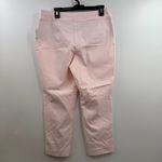 Talbots  Tummy Slimming pull on straight leg ankle pants womens 14P NWT soft pink Photo 3