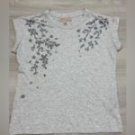 Philosophy NWT Gray Embellished TShirt Photo 4