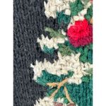 Tiara International Tiara Vintage Ugly Christmas Tree Sweater Pullover Size Large  Heavy Knit Photo 6