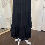 Early 2000's Black Layered Whimsygoth Tiered Midi Maxi Skirt XL Photo 2