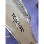 Tom Ford Paradis Stamped Python Strappy Sandals in Champagne 40 with Box Heels Photo 8