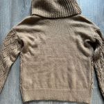 Absolutely Famous  Women's Tan‎ and Brown Sweater Size Small Photo 4