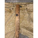 New American Eagle AE Jeans Women's‎ 2 Yellow Floral 90s Straight Boho Denim Photo 4