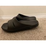 Oofos Ooahh Black Support and Comfort Slide Sandal, sz 39(M:6, W:8) Photo 3