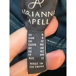 Adrianna Papell  One‎ Shoulder Chiffon Long Gown Hunter Size 8 Formal Wedding Photo 7